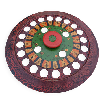Jeu ancien roulette de billard " zanzi "