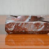 Red marble ashtray