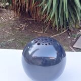 Signed ceramic flower-picker ball