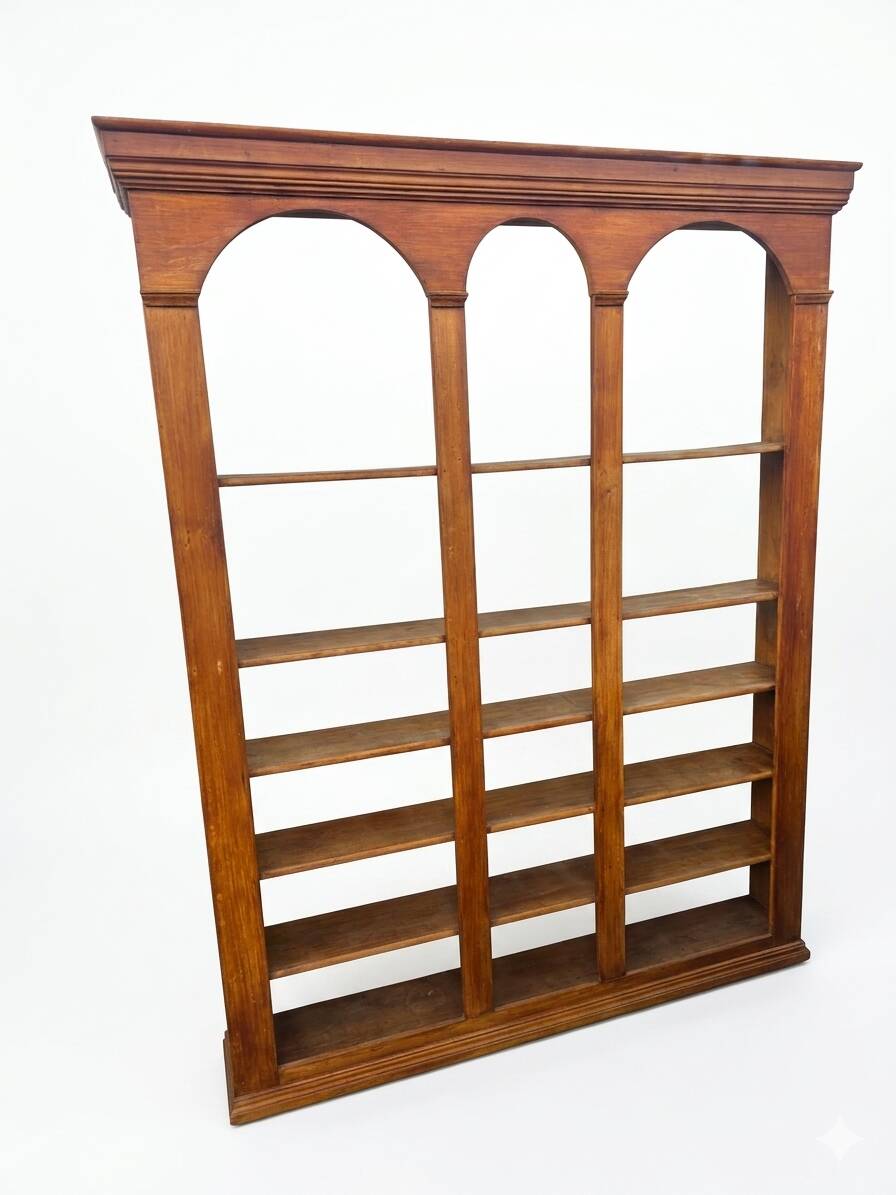 Bistro window in fir wood