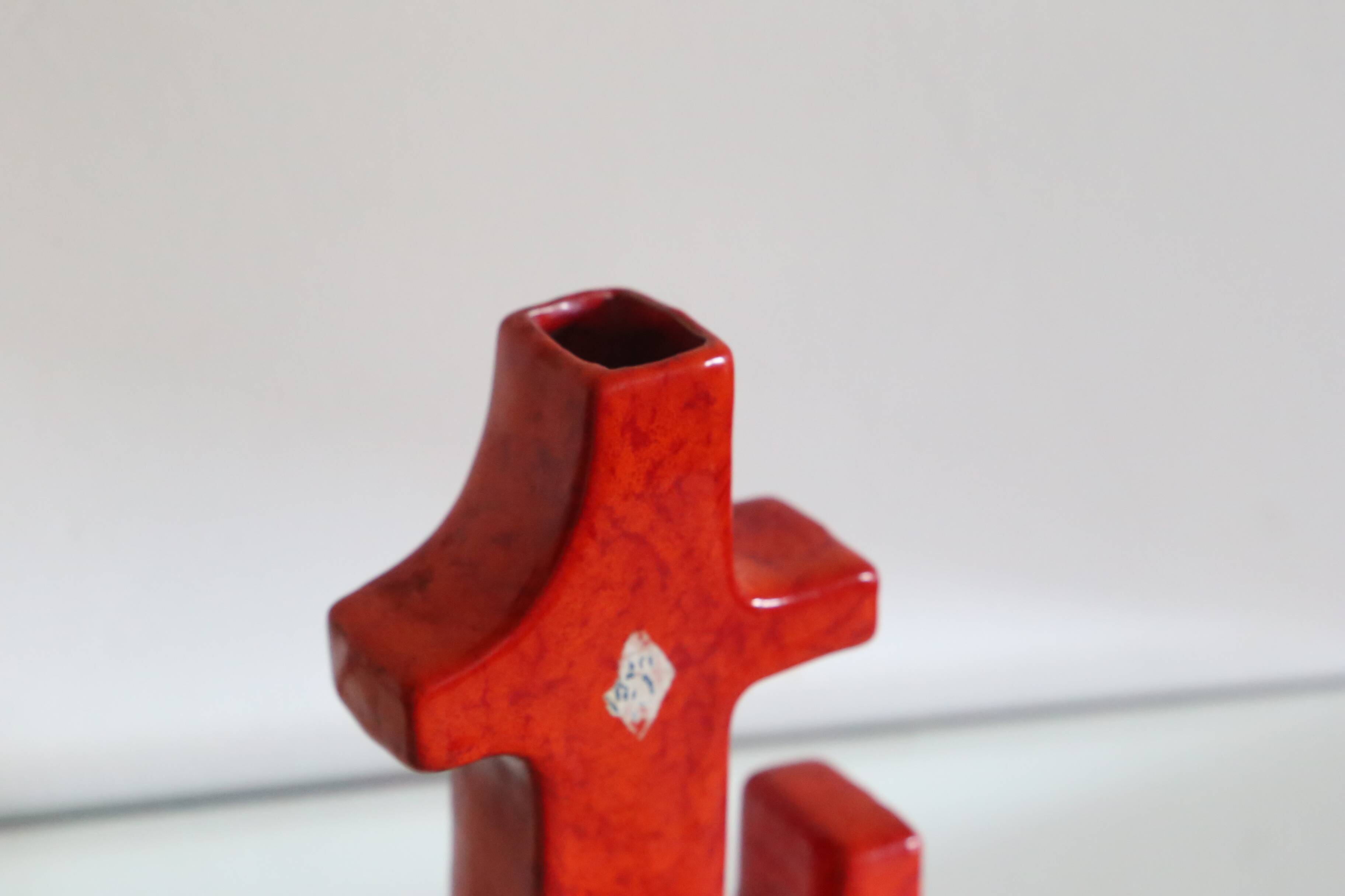Italian ceramic vase 1970