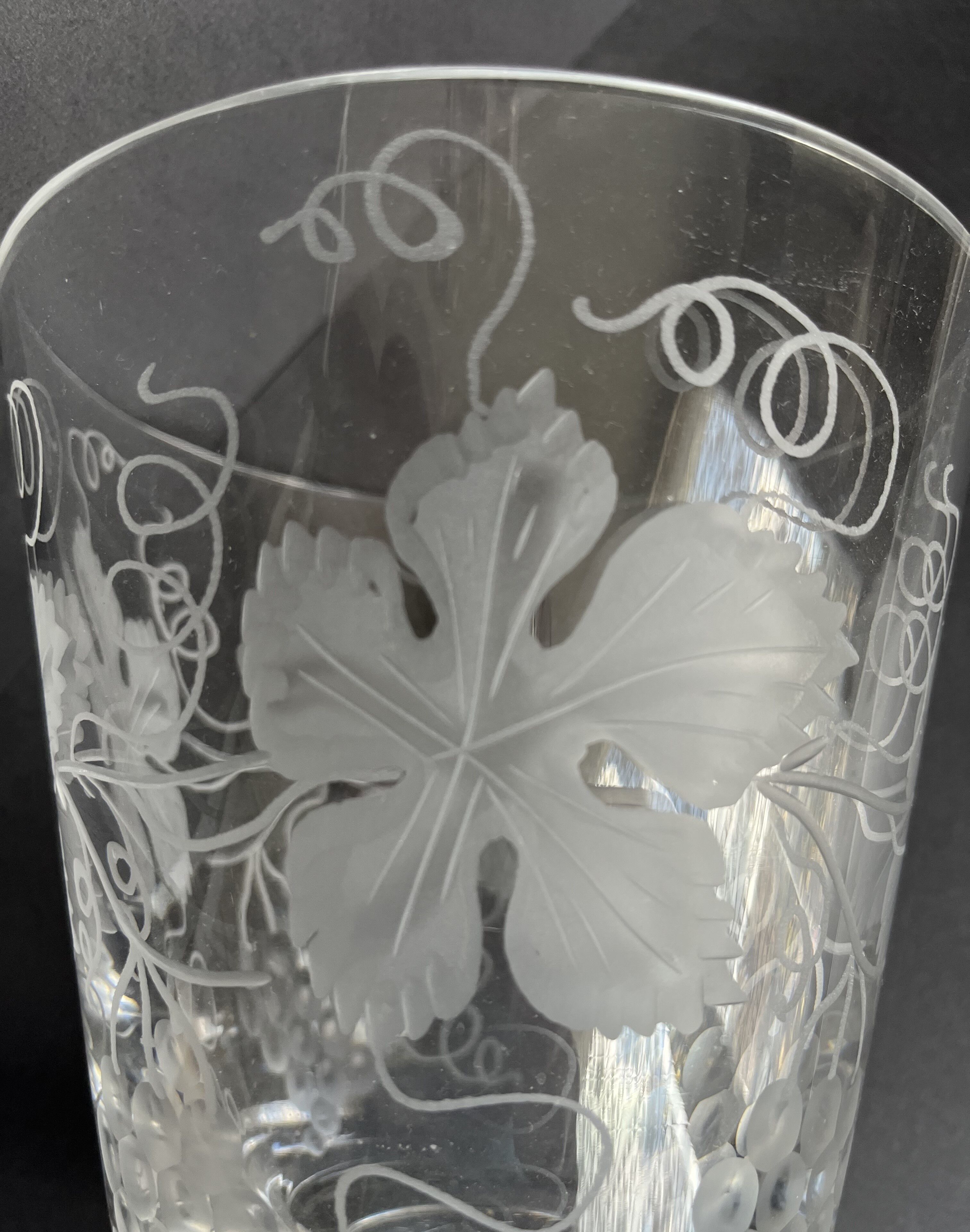 Vase rince raisin