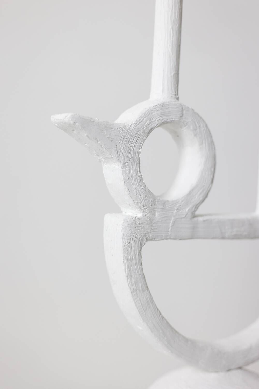 “Cui-cui” plaster lamp. Work of a French artist in small series.