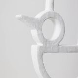 “Cui-cui” plaster lamp. Work of a French artist in small series.