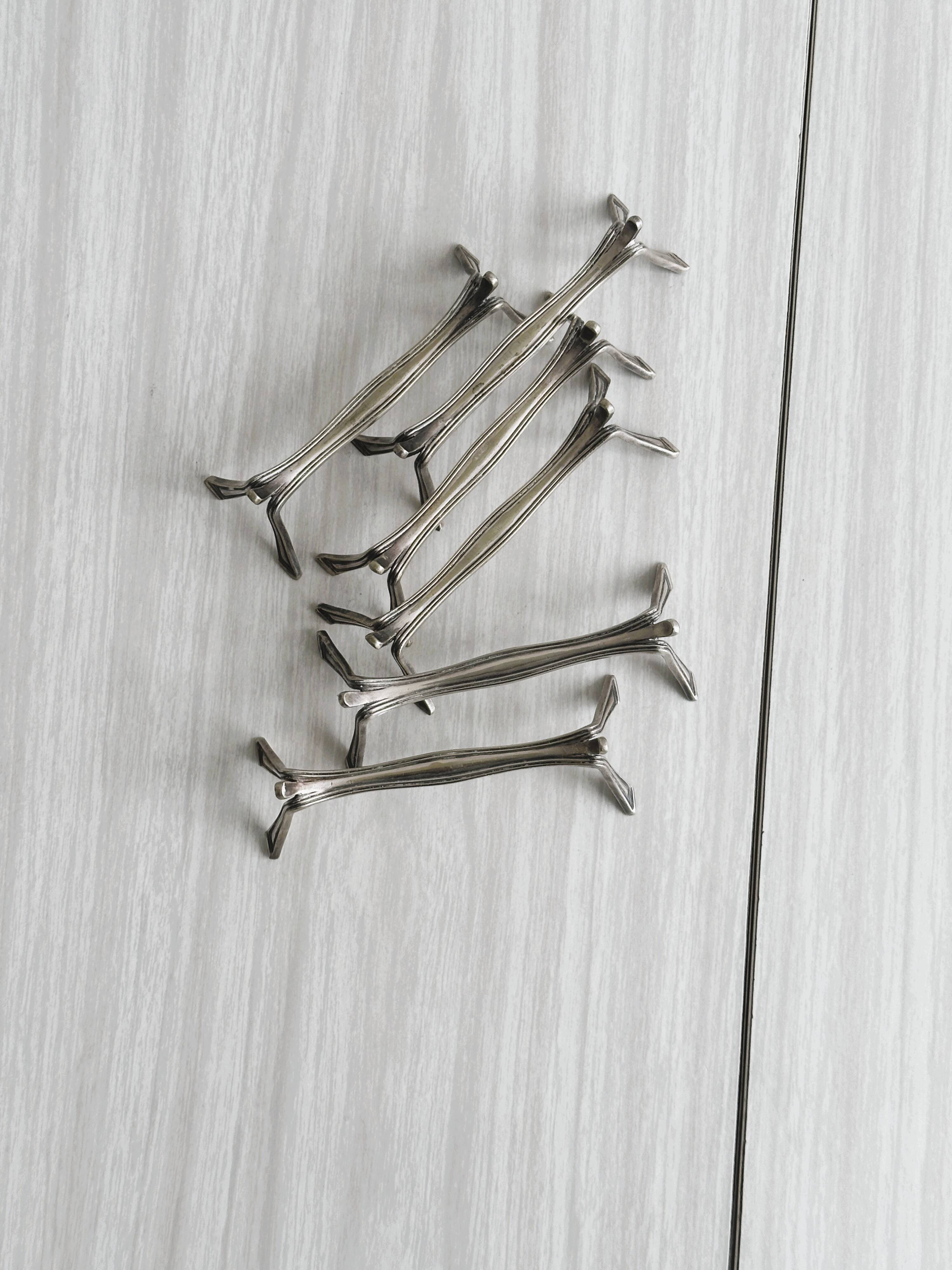 set of 6 Christofle silver-plated knife holders