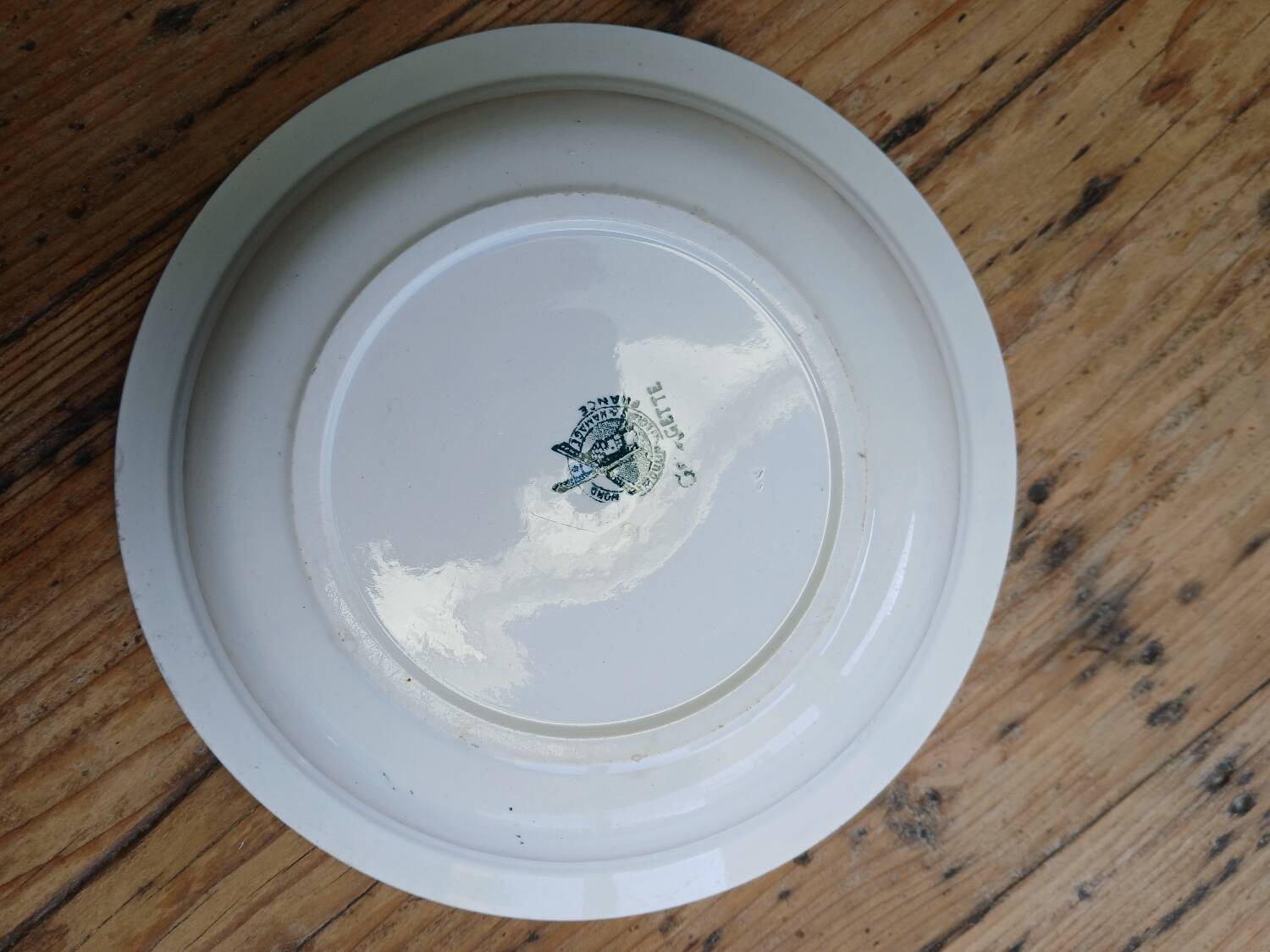 Round dish Moulin des Loups, Georgette model