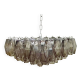 Fume’ “poliedri” murano glass chandelier d60