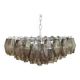 Fume’ “poliedri” murano glass chandelier d60