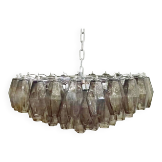 Fume’ “poliedri” murano glass chandelier d60