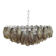 Fume’ “poliedri” murano glass chandelier d60