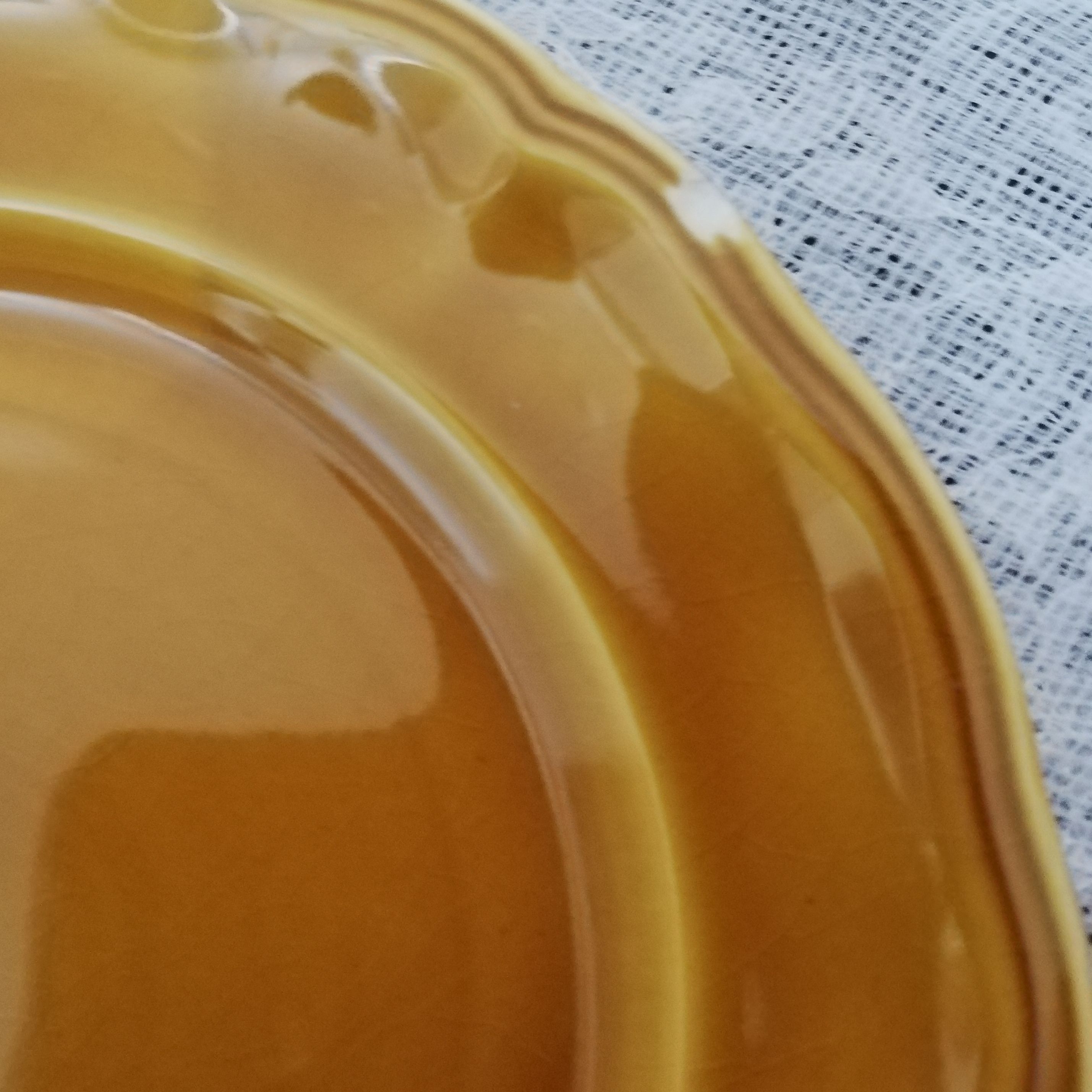 9 dessert plates Lunéville model Louis XV Honey
