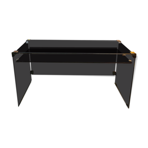 bureau verre fumé et