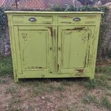 Old Parisian buffet with patina