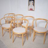 Fauteuils 209 de Thonet, 1986, Set de 6