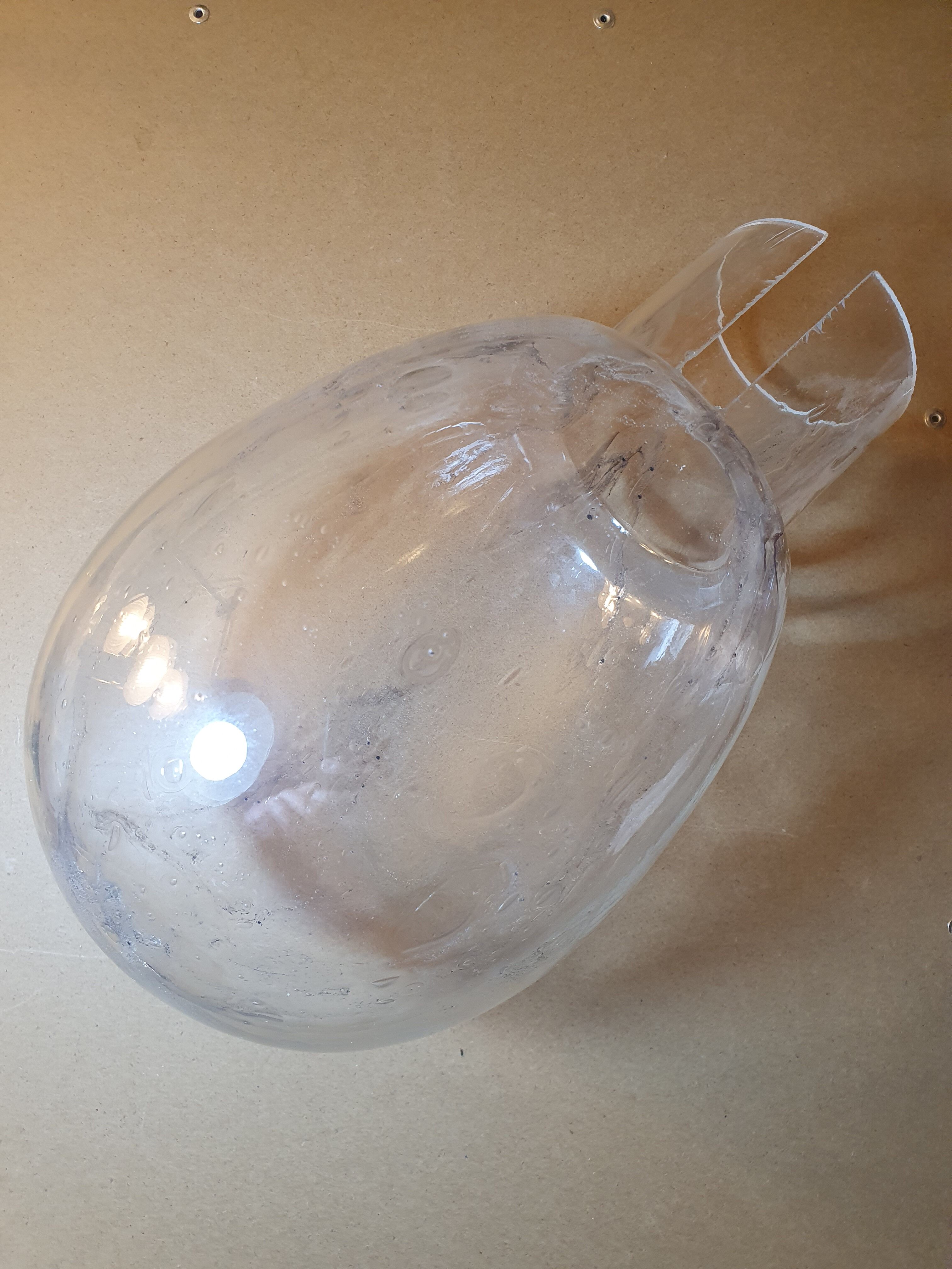 Pair of space age wall lights by Doria Leuchten