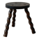 Tabouret tripode en bois
