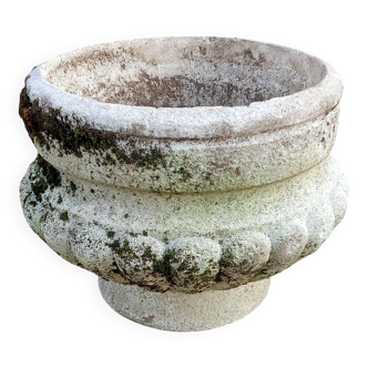 Ancien vase Médicis jardinière pierre