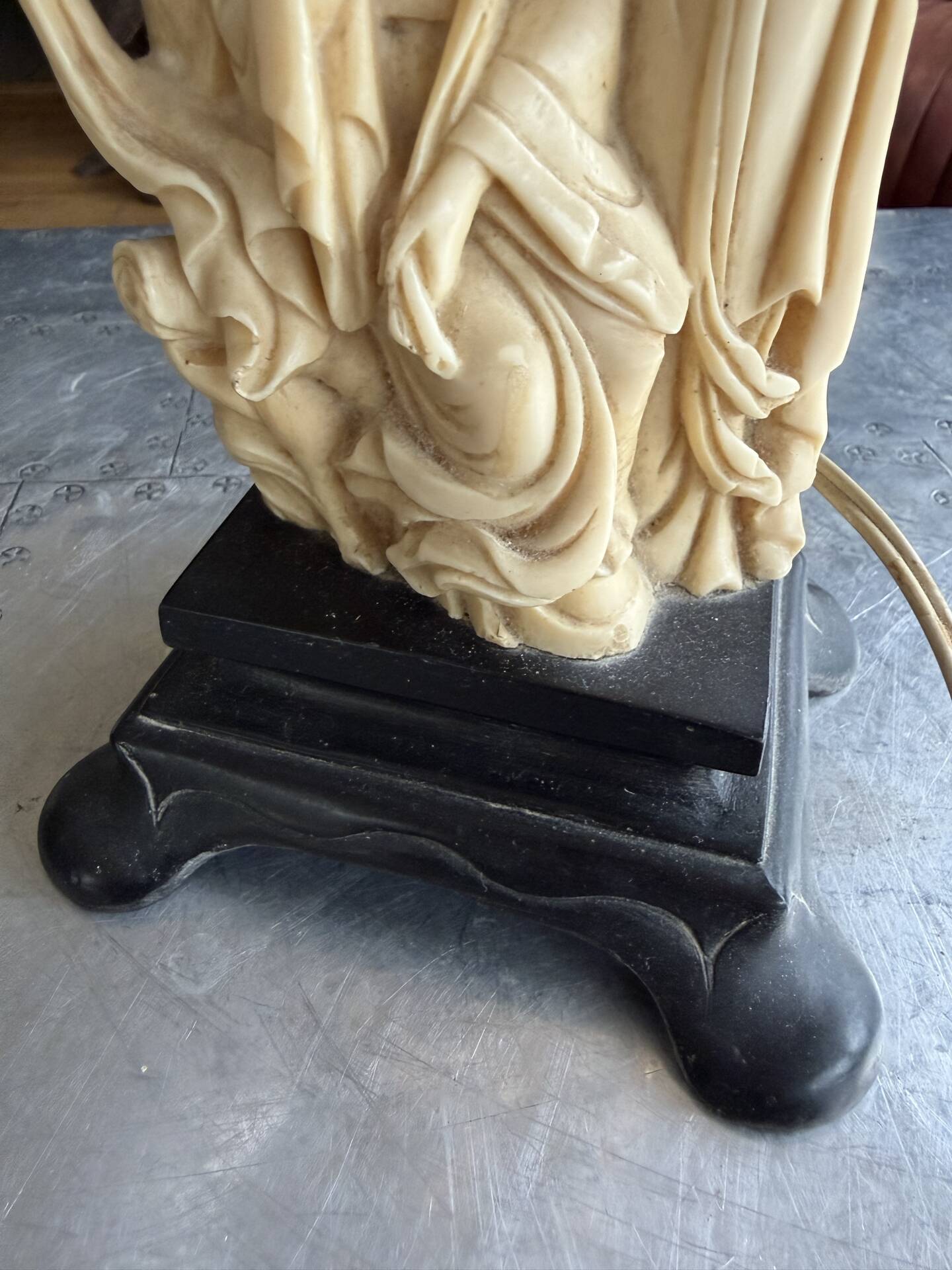Asian resin lamp