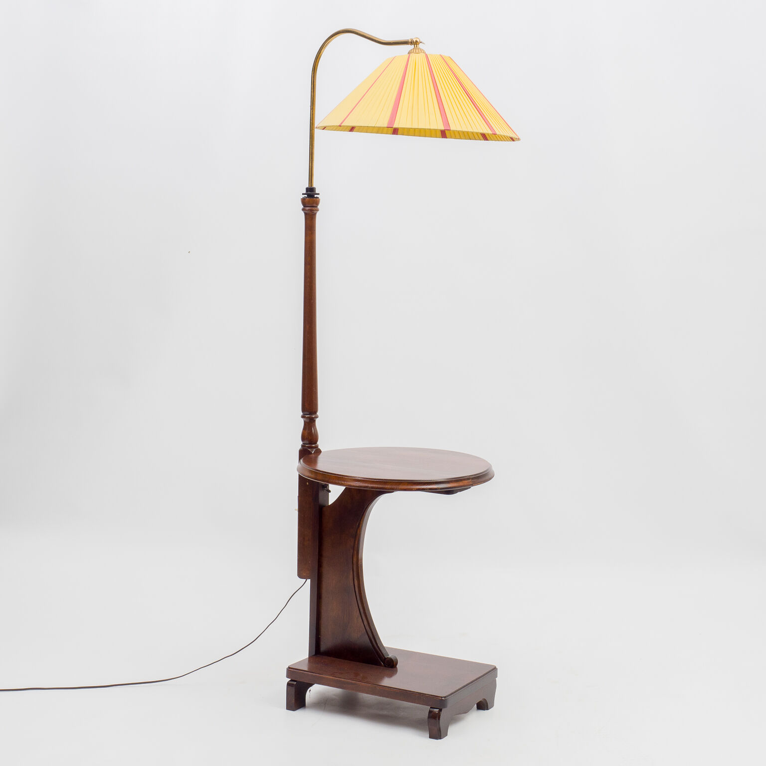 50s floor lamp with integrated table