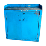 Blue workshop cupboard