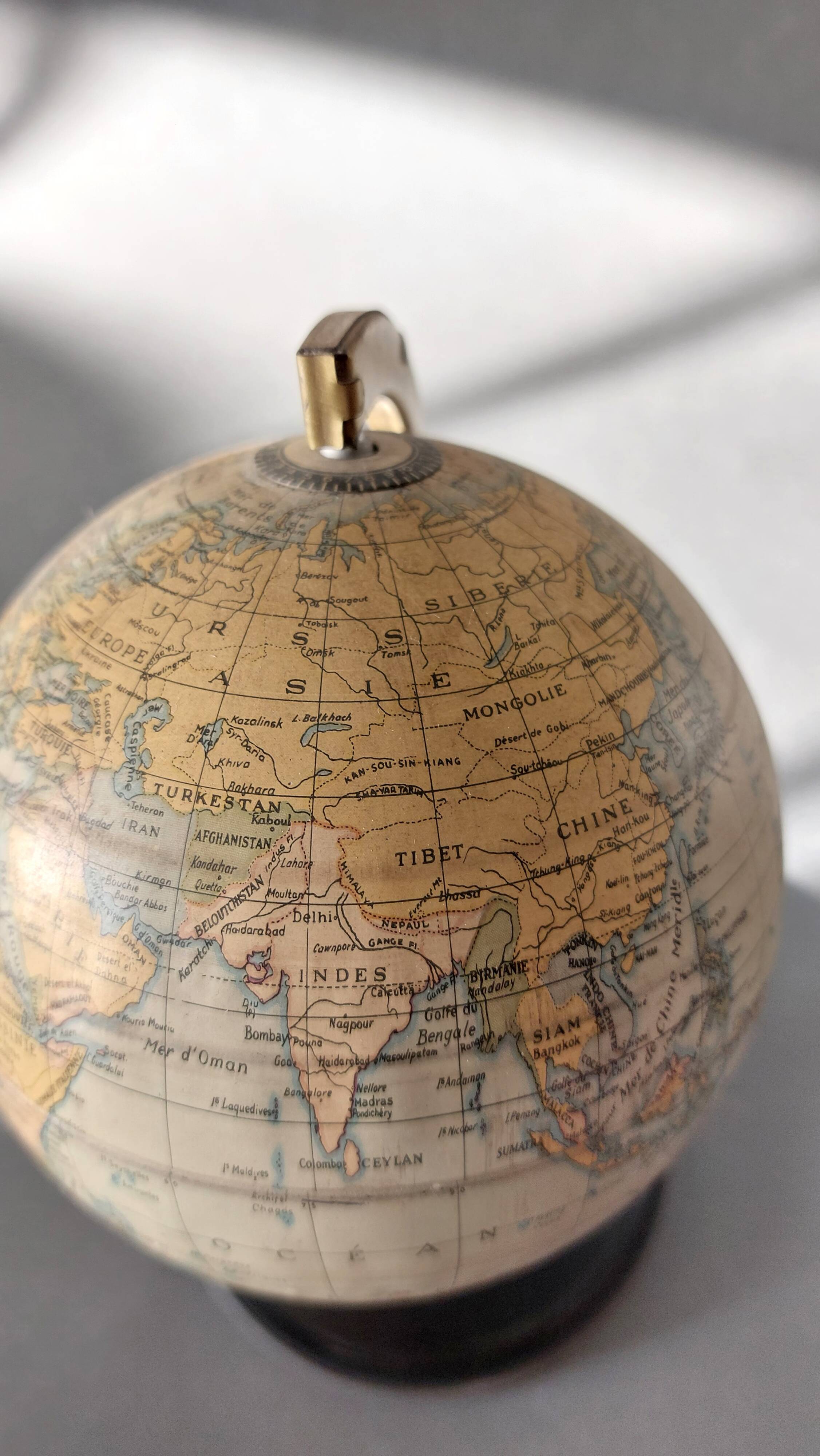 Chad Valley World Map 1950 Vintage.