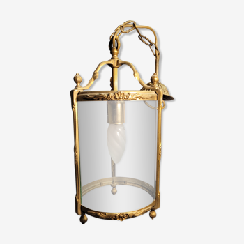 Golden bronze vestibule lantern