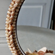 Vintage shell mirror