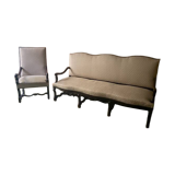 Sheep bone sofa and armchair