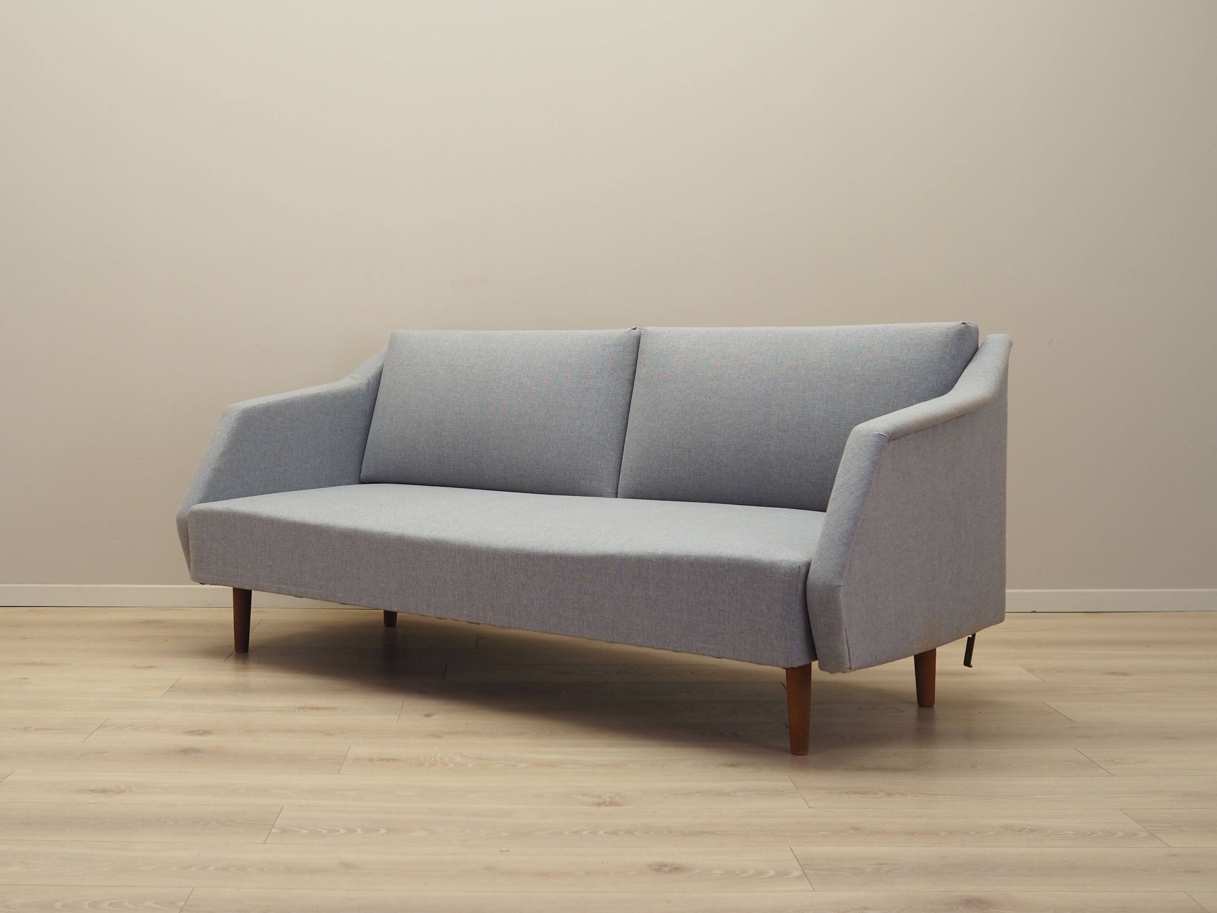 Grey sofa, Danish design, 1960s, produced in Denmark