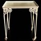 Wrought iron dessert table / Art Deco