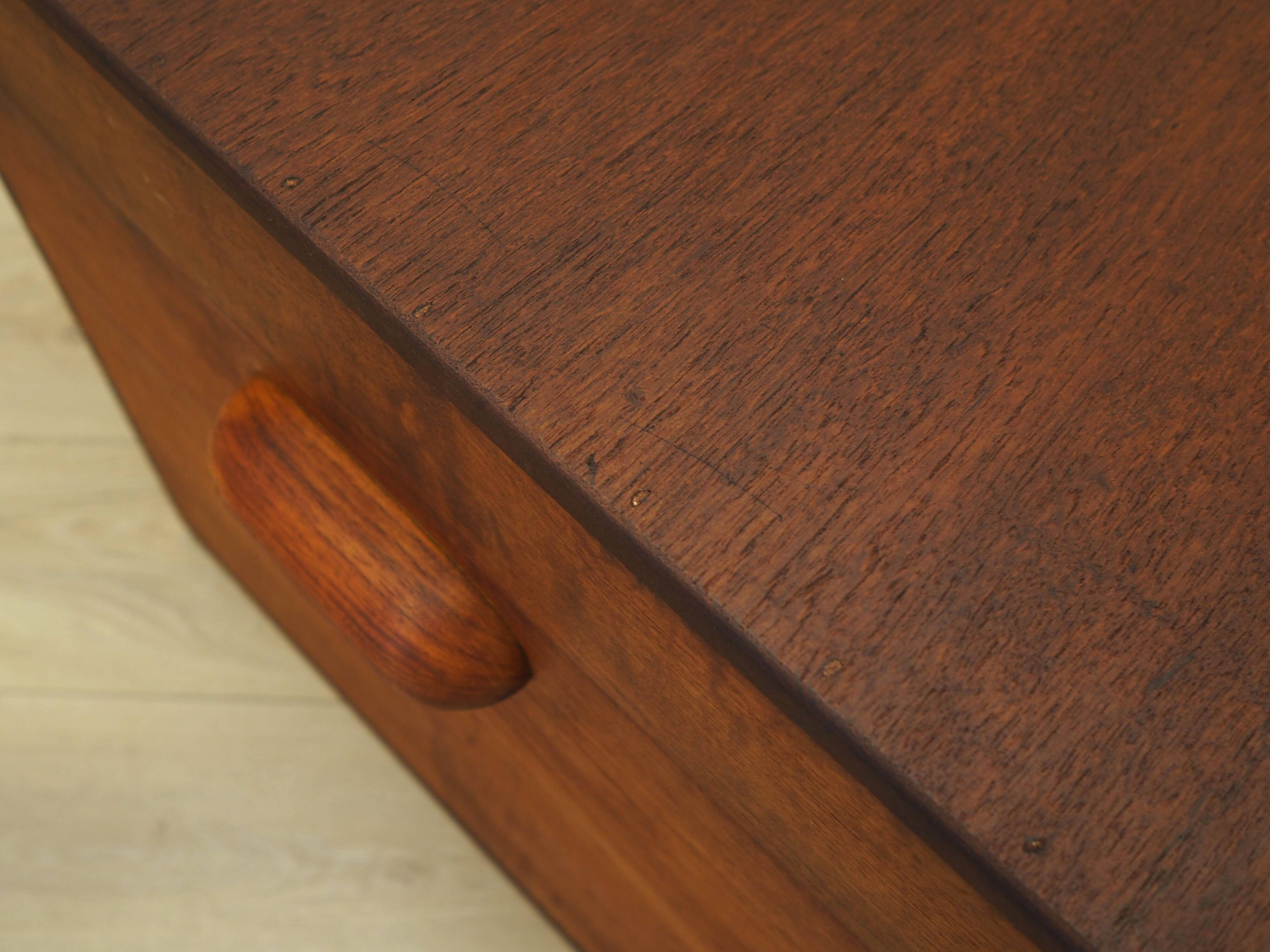 Teak chest, Scandinavian design, 1960s, production: Denmark