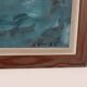 Original Mid Century Swedish Oil on Panel – “Seashore” by LV 1962 – Signed