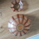 Mother-of-pearl lampshade for suspension