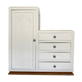 Asymmetrical wardrobe