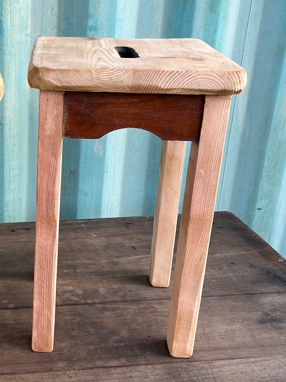 Old farmhouse stool