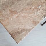Travertine coffee table