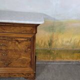 Petite commode époque Louis Philippe en noyer