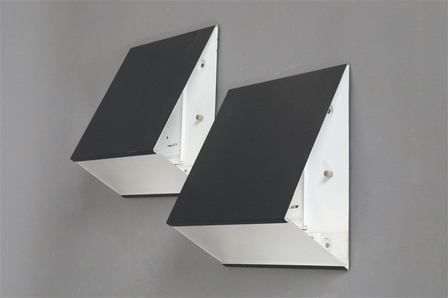 Set of two mid century modern wall lamps by Kaiser Leuchten, 1960s