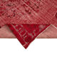 Handmade antique turkish 1980s 179 cm x 286 cm red carpet
