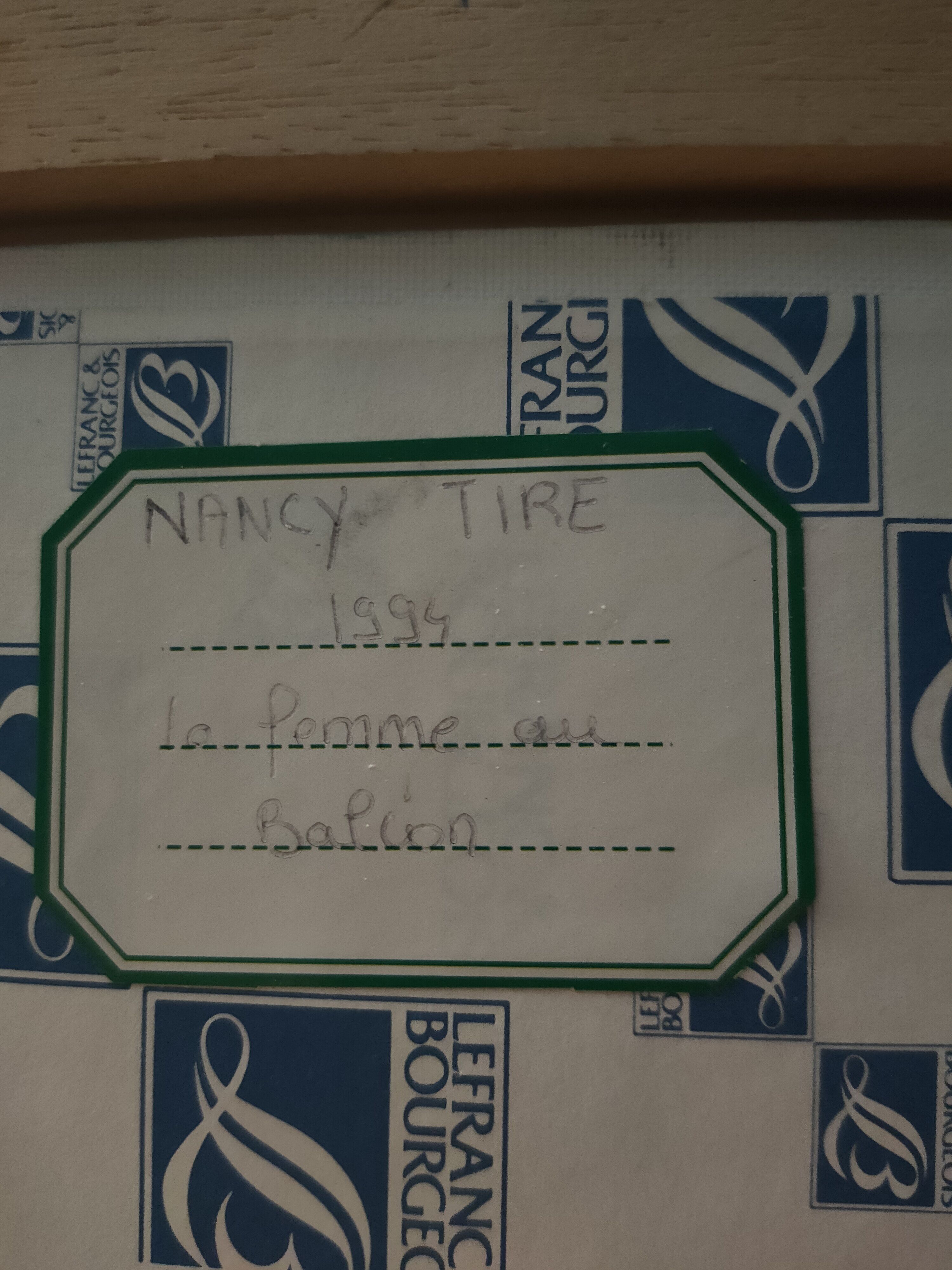 Signed canvas painting