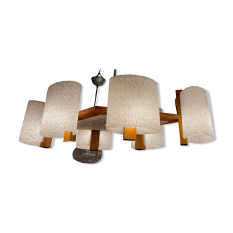 Scandinavian lucite chandelier