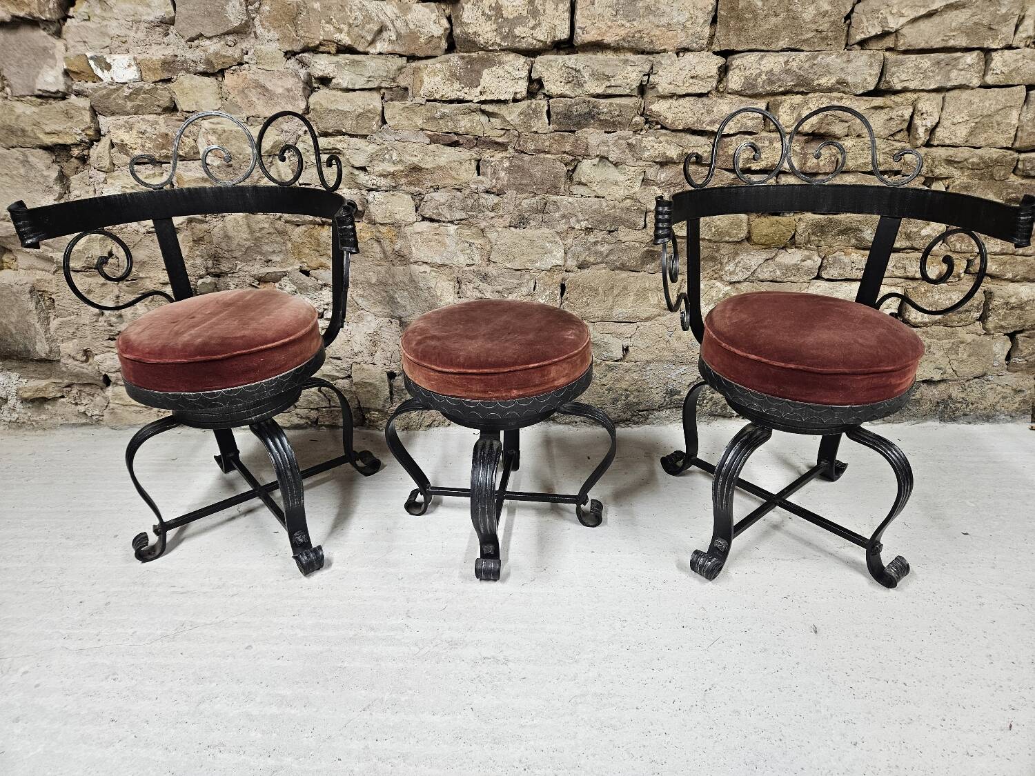 Ensemble brutaliste vintage 1970"