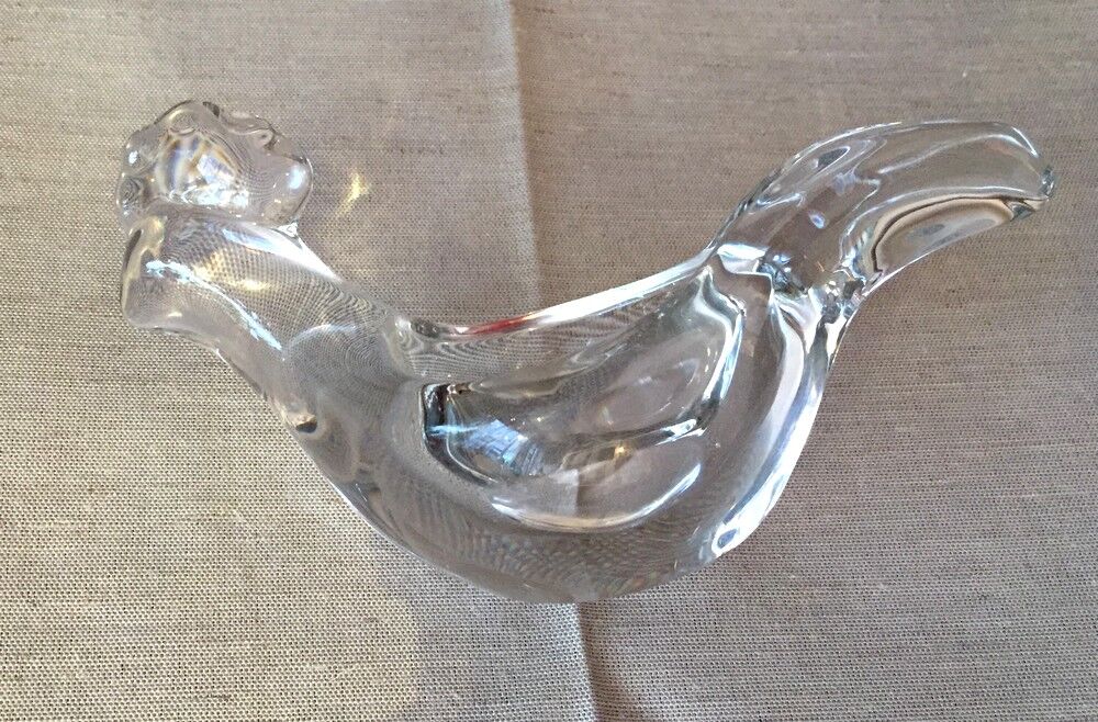 EMPTY DECORATIVE HEN CRYSTAL POCKET OR DECORATIVE