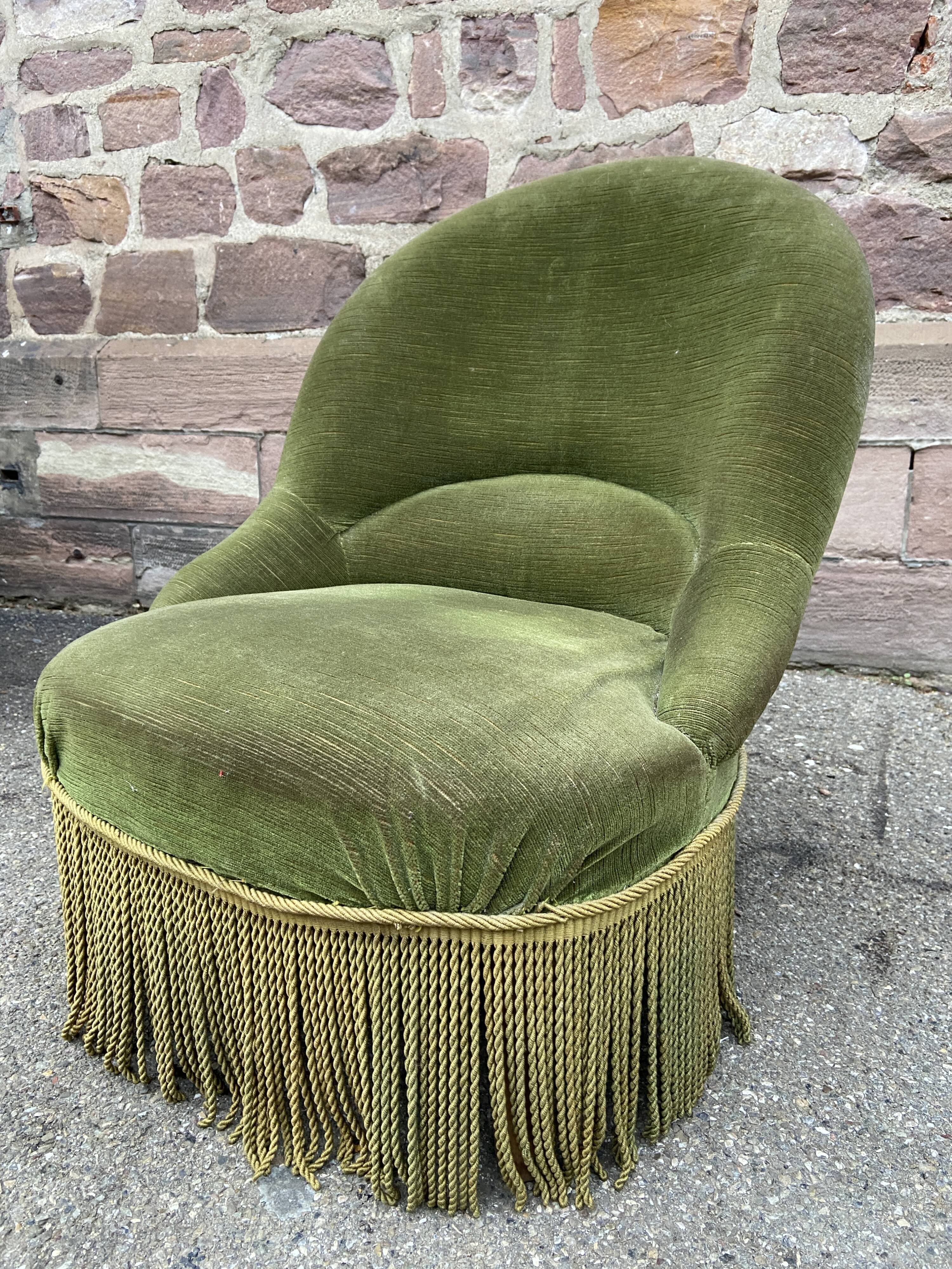 Vintage toad armchair