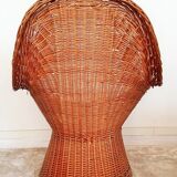 Adult armchair easy flesh rattan