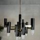 Vintage design 'hexagon' black & gold chandelier – Boulanger