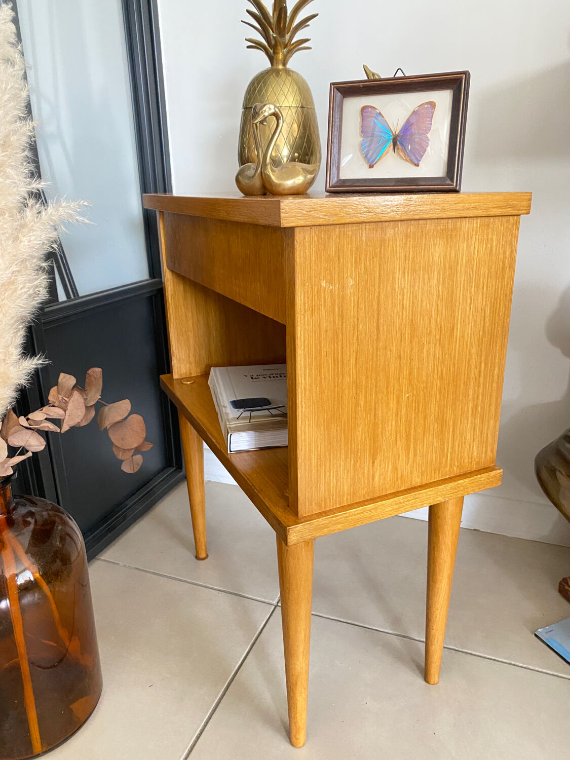 Vintage bedside table