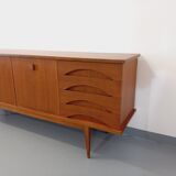 Vintage Scandinavian style teak row from the 60s