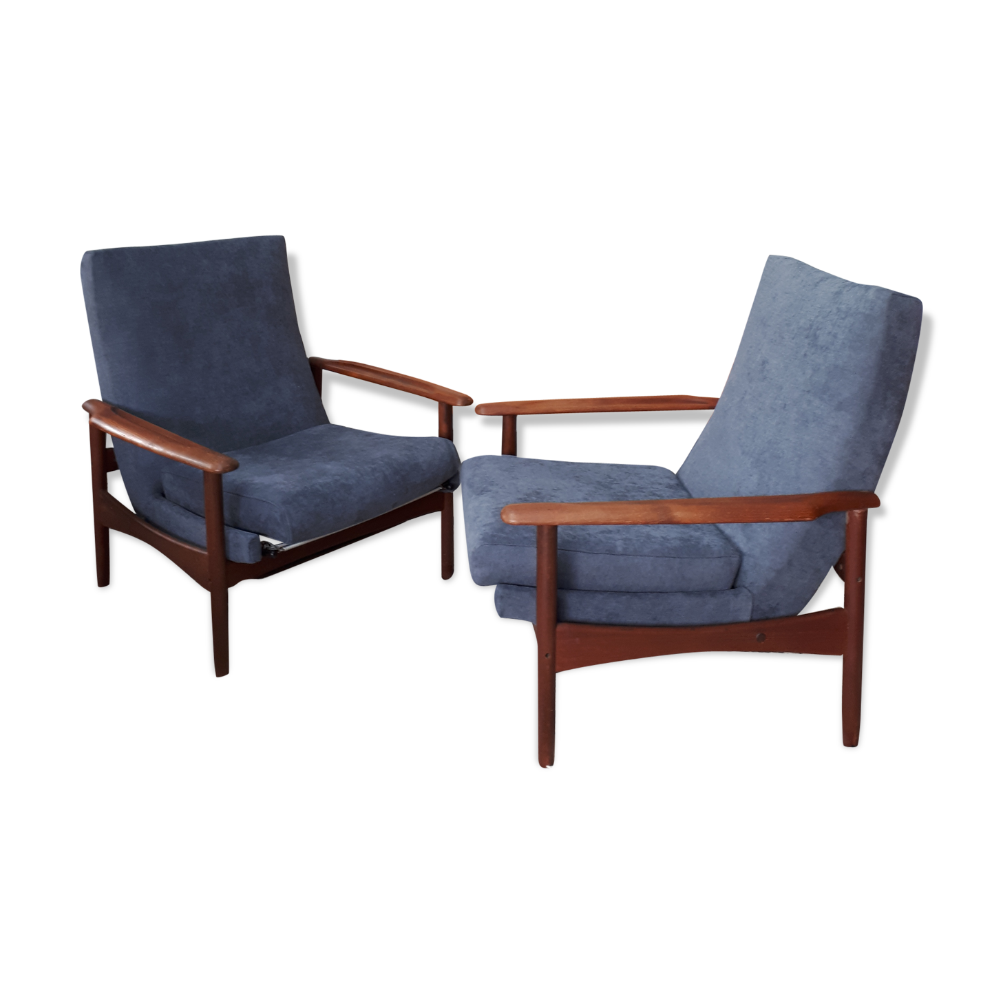 Pair of 50s steiner armchairs