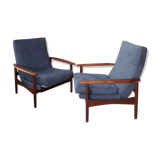 Pair of 50s steiner armchairs